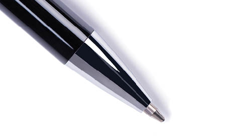 Thank you note on white background