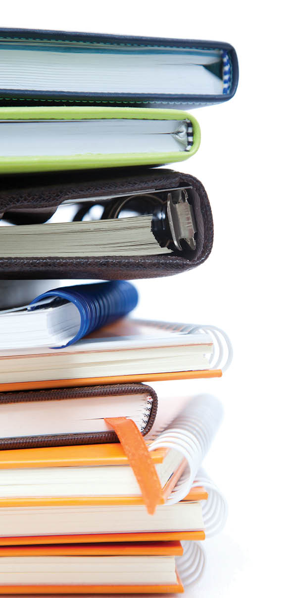 14512580 - book stack on white isolated